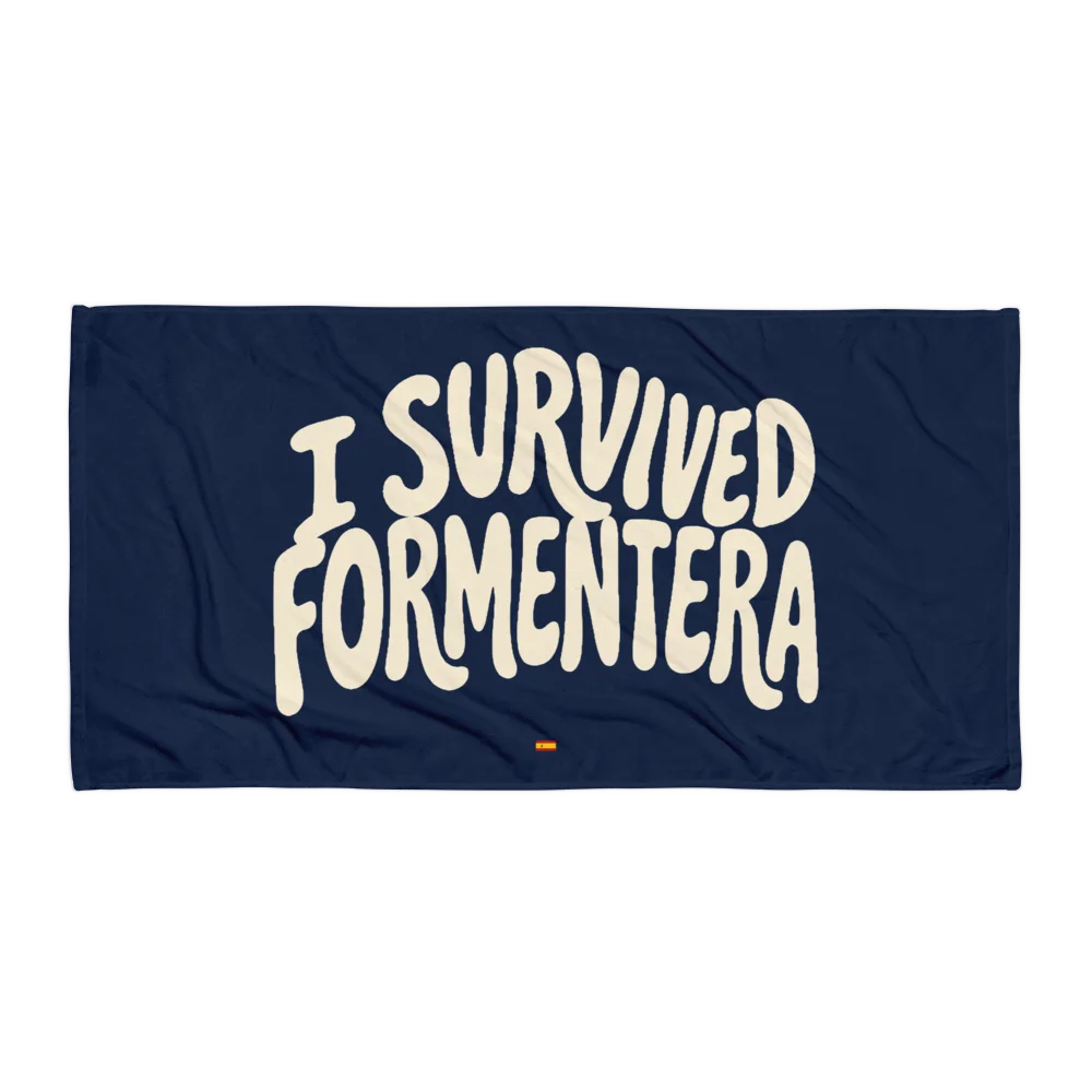I Survived Formentera — Premium Beach Towel product image (1)