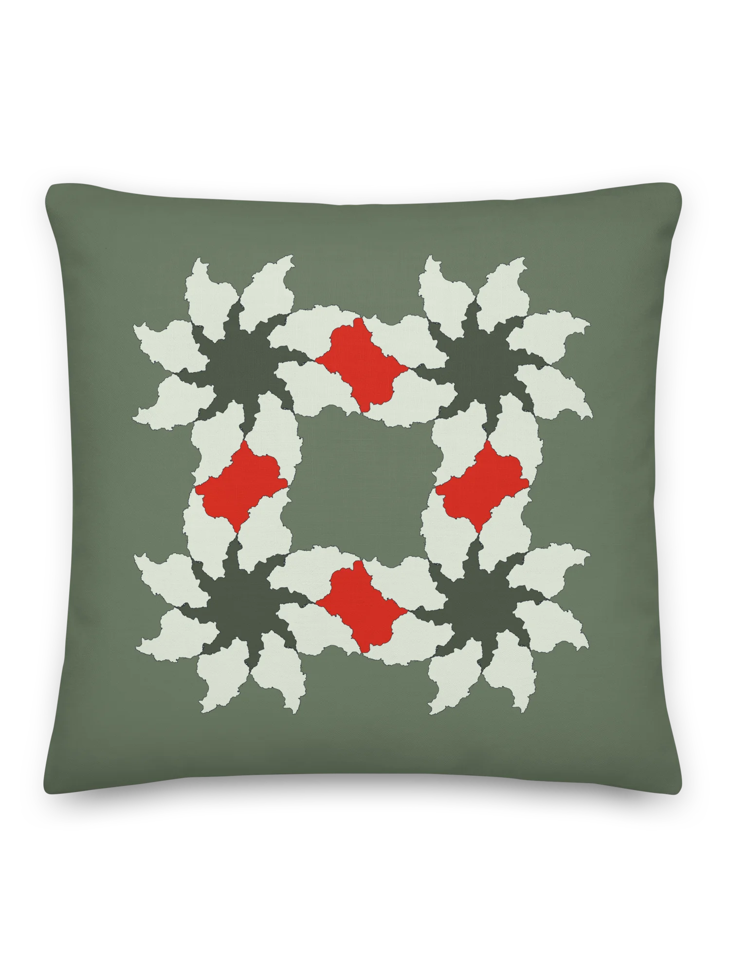 Where Iran Blooms Cushion Cover, Sage product image (1)