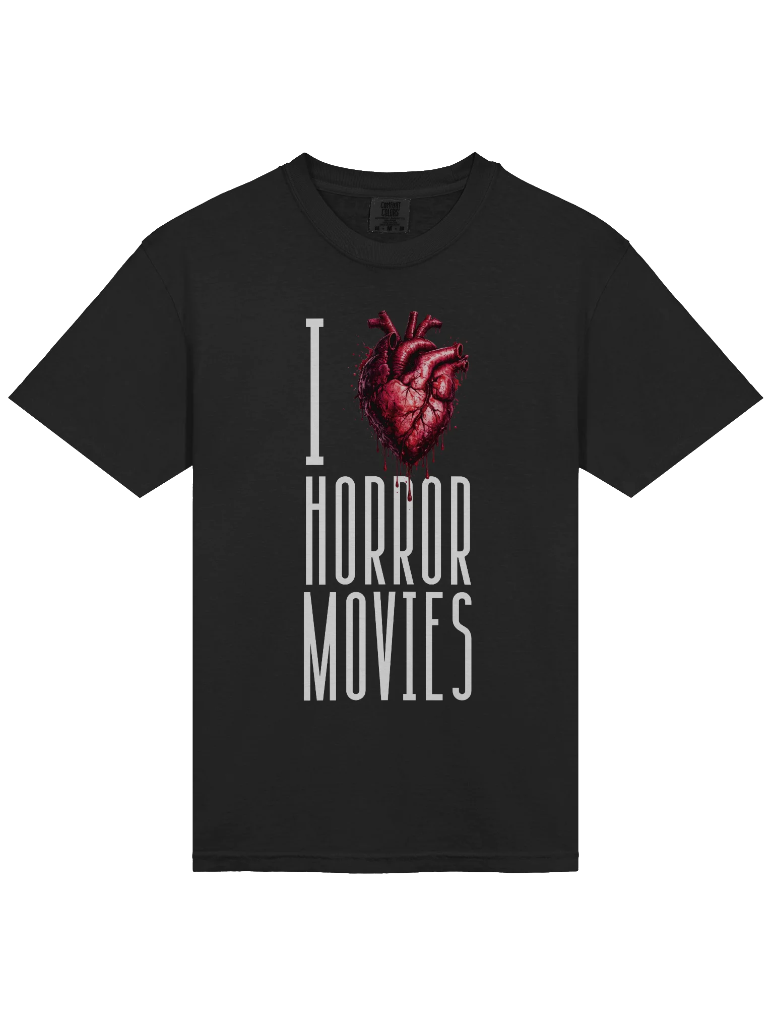 I Love Horror Movies (Heart) T-Shirt product image (3)