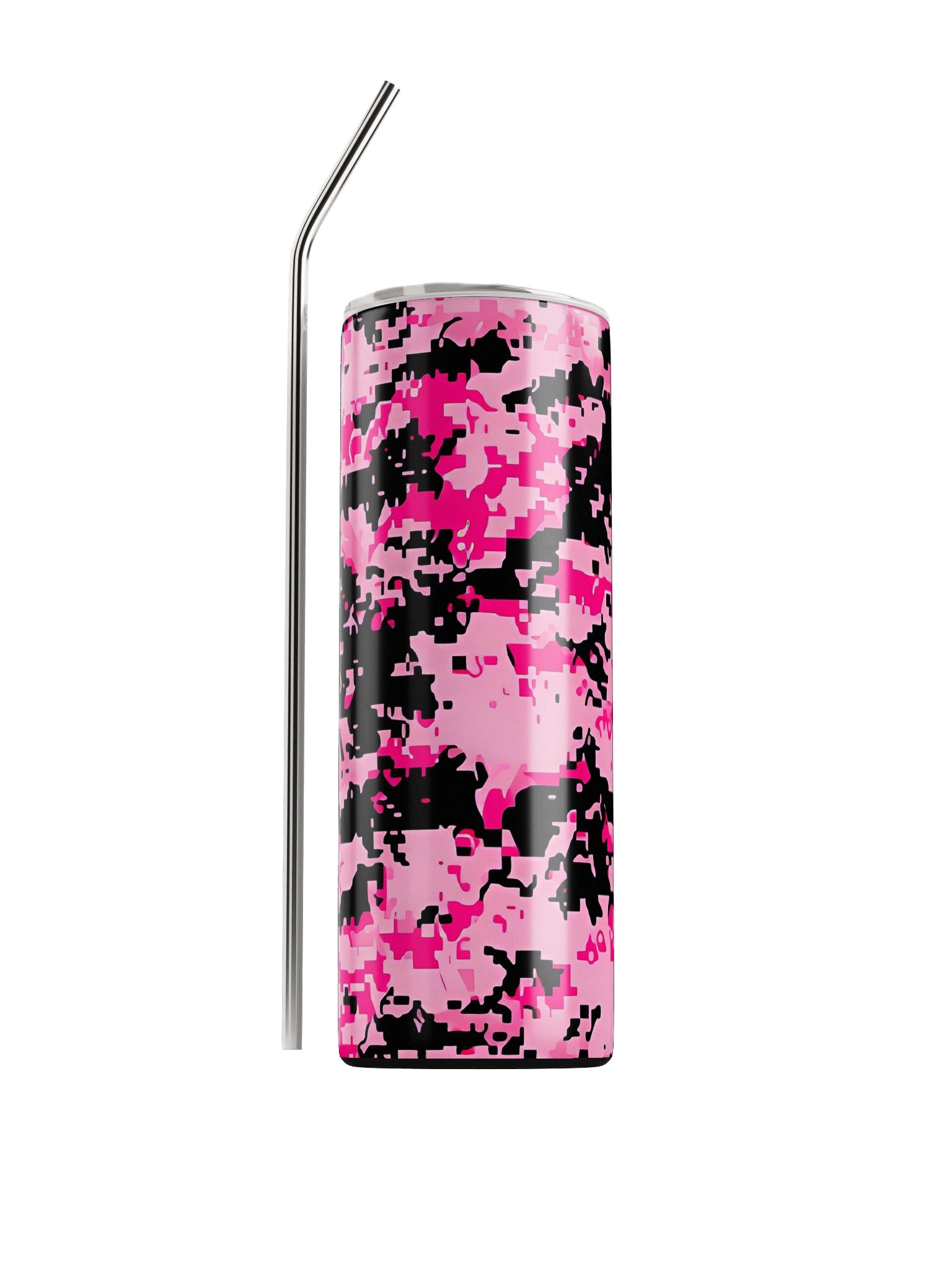 Pixel Pink Camo Stainless Tumbler product image (1)