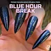 BLUE HOUR BREAK - Midnight Blue Jelly Flakie Nail Polish