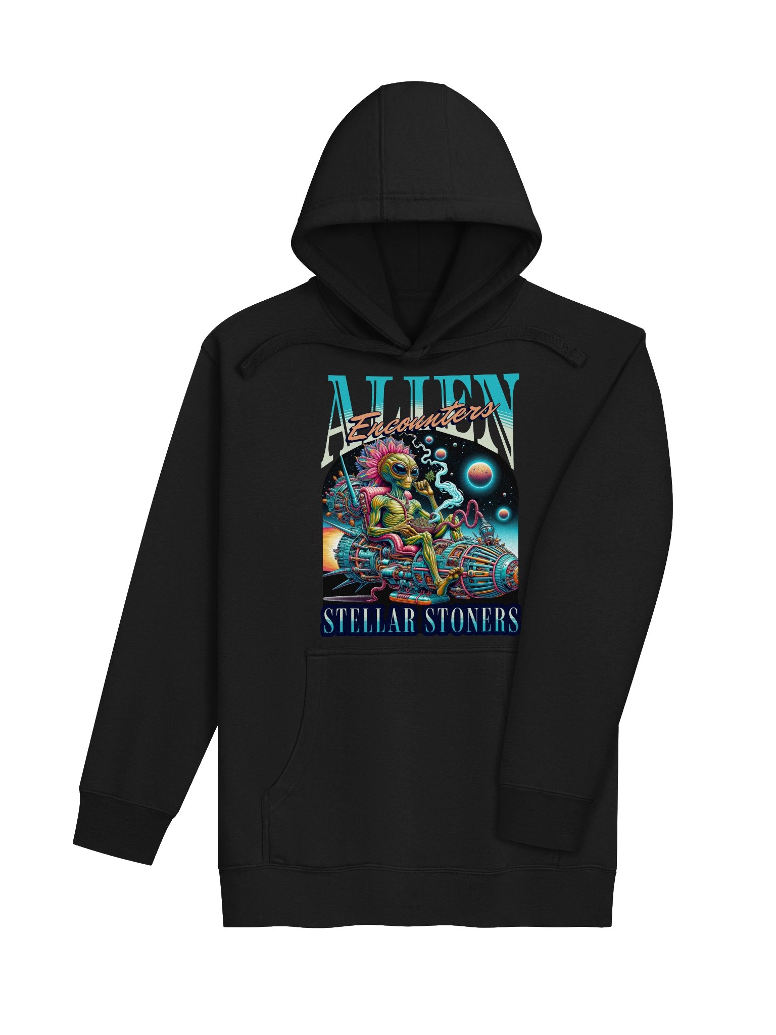Alien Encounters - Stellar Stoners Hoodie - Premium Unisex Fit product image (5)