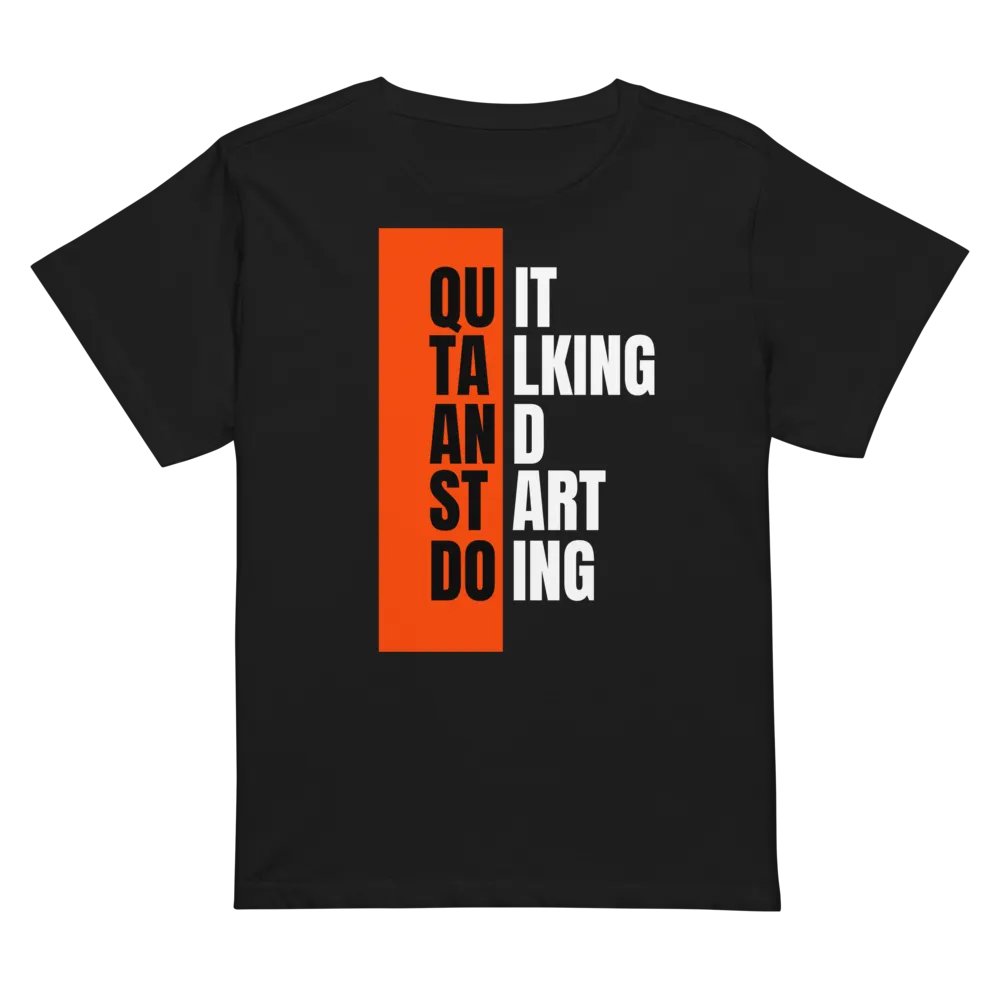 Quit Talking High-Waisted Tee product image (2)