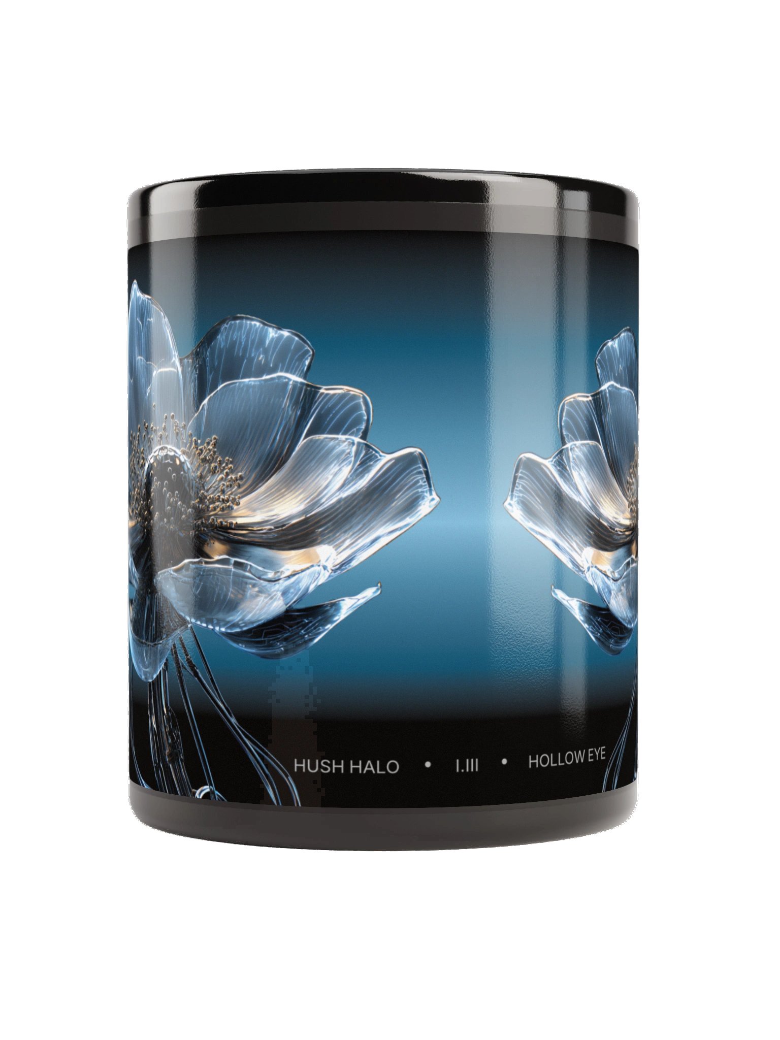 Hollow Eye, Black Glossy Mug + Daily Poetry Experience [AUDIO] product image (3)