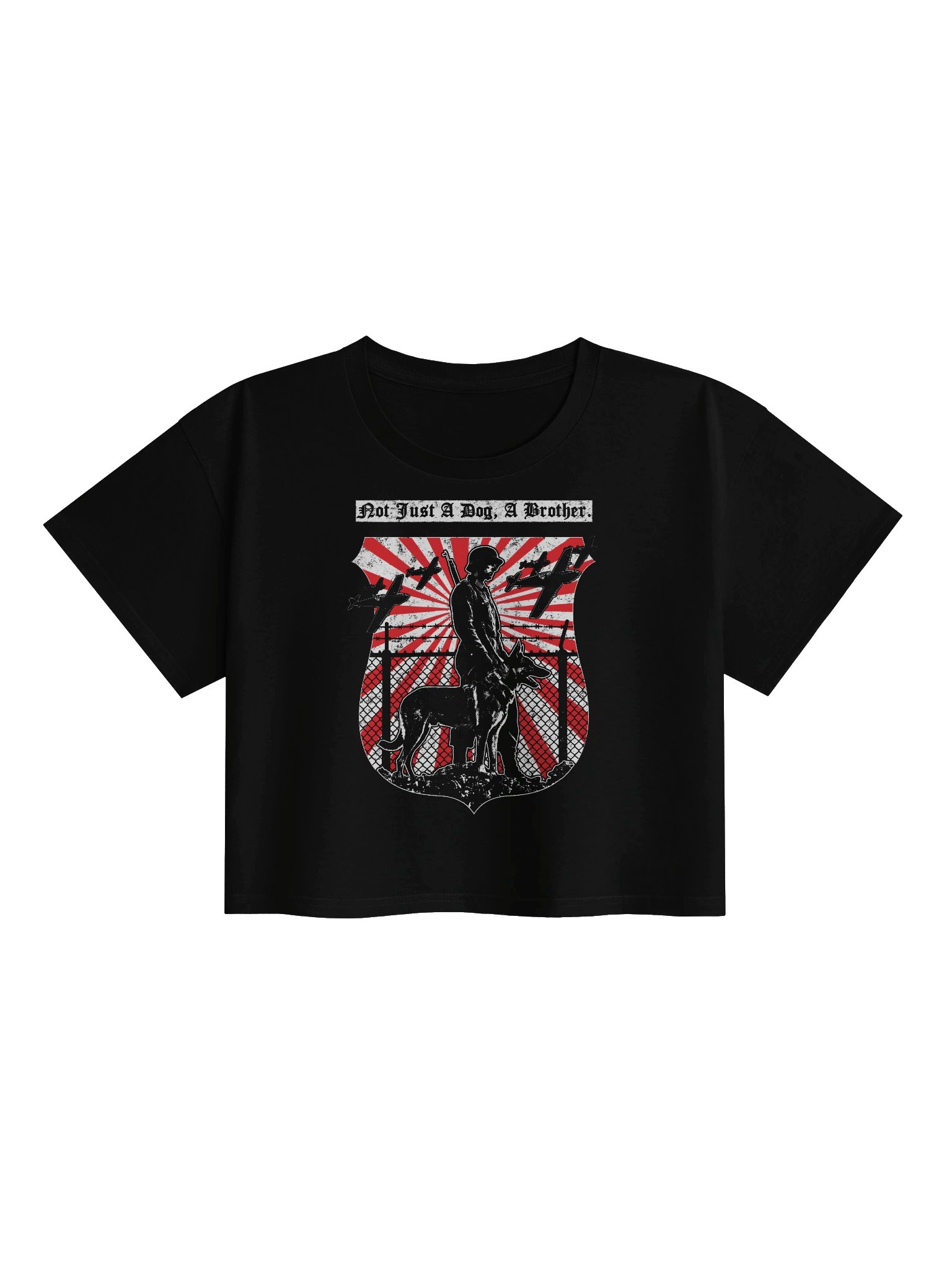 "BROTHERHOOD TO THE GRAVE" CROPTOP product image (1)
