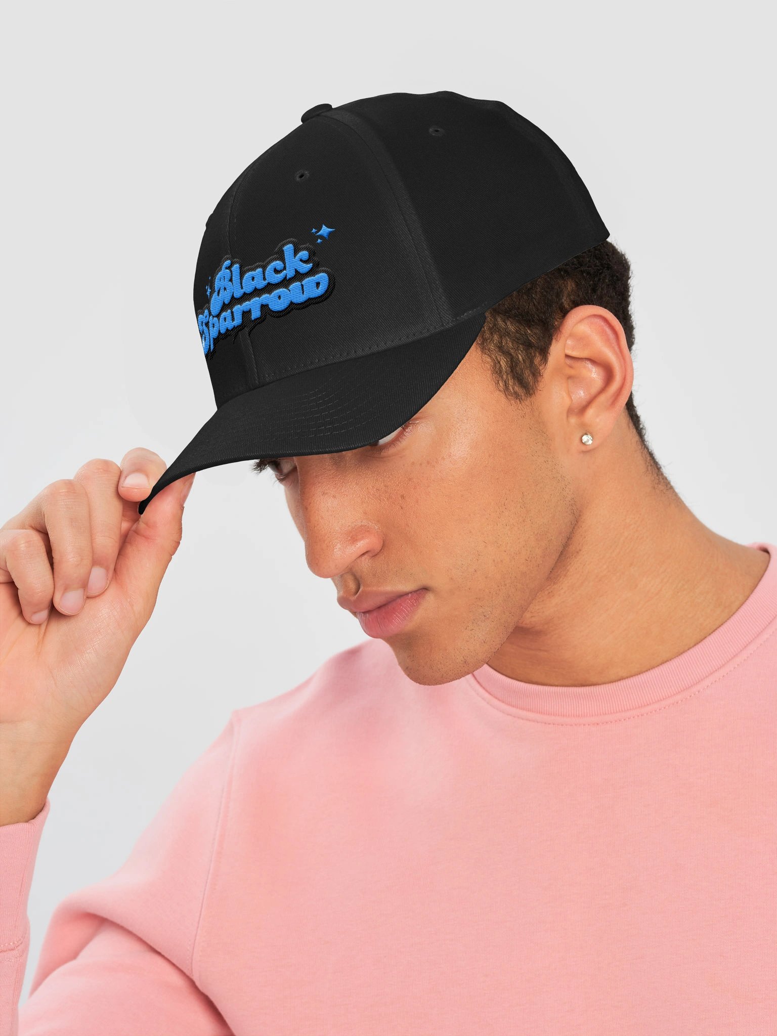 Black Sparrow retro-style Hat product image (26)