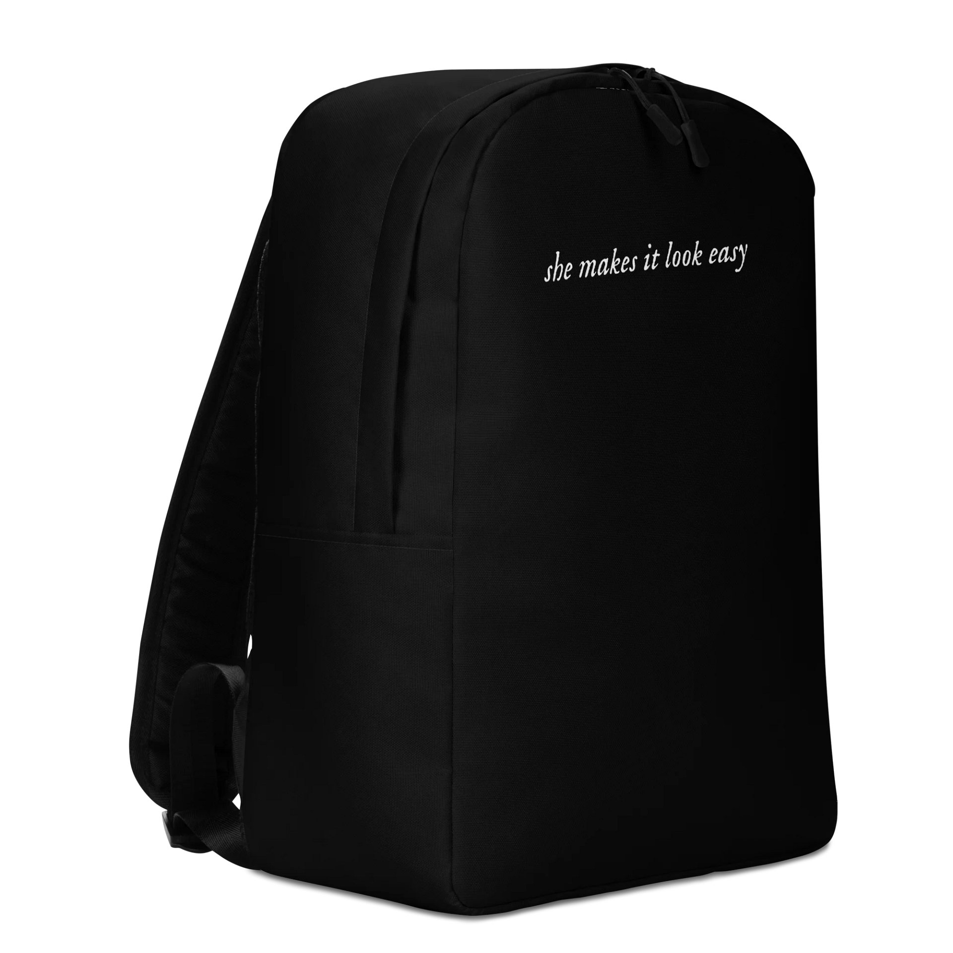 "She Makes It Look Easy" Minimalist Backpack product image (3)