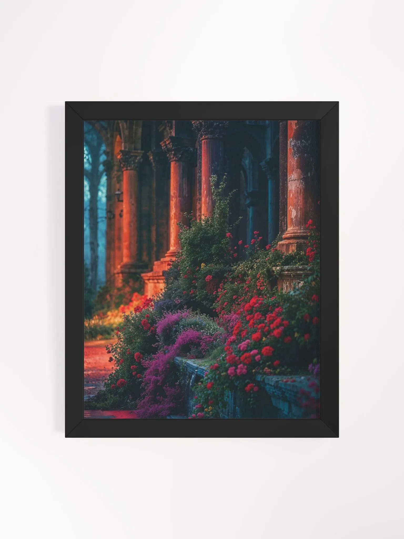 Ruins in Bloom Framed Print product image (6)