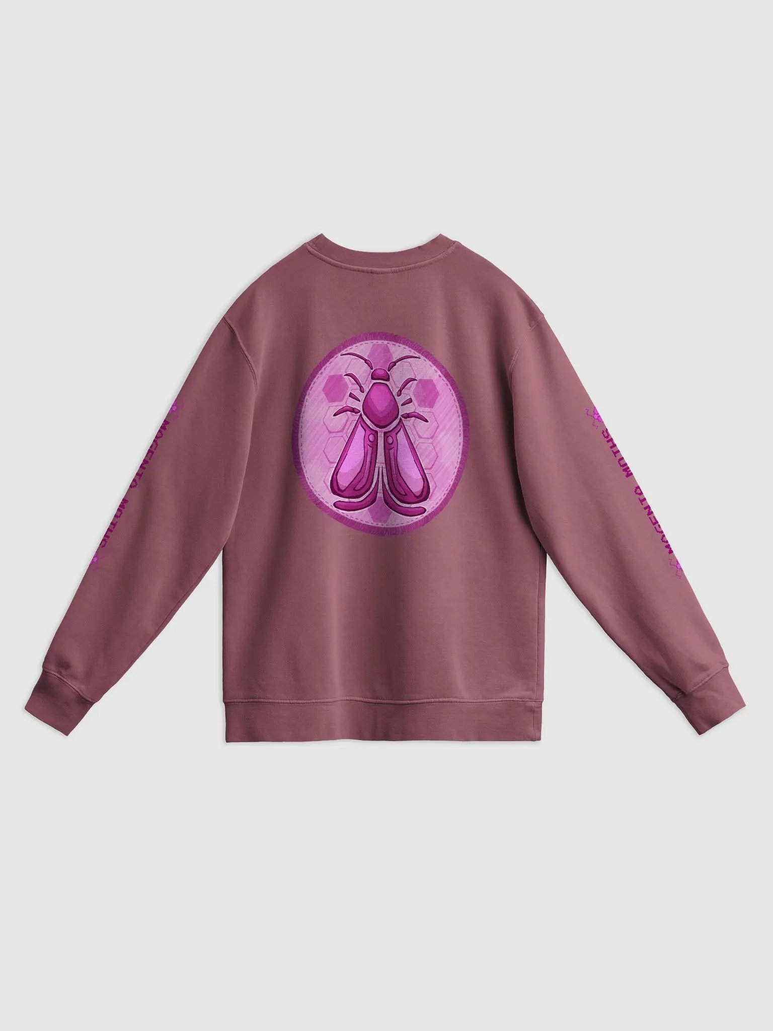 Magenta Moths Sweater product image (2)