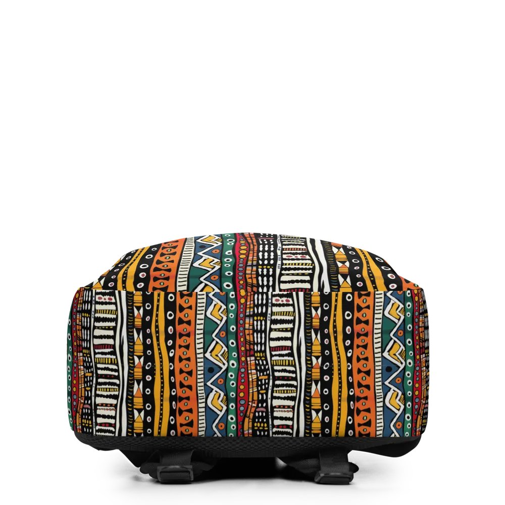African Mudcloth Laptop Backpack product image (3)