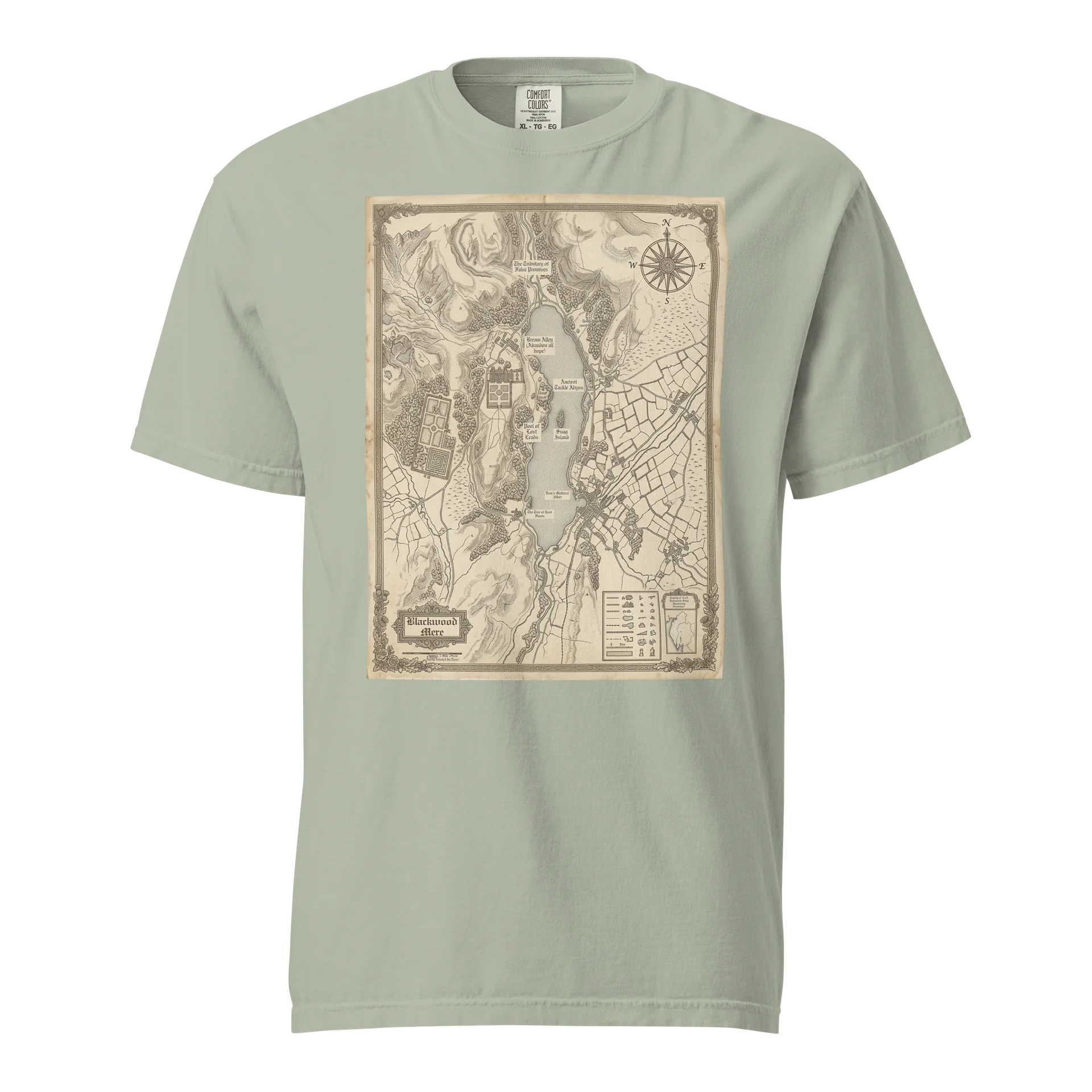The Official Chart of Blackwood Mere T-Shirt product image (2)