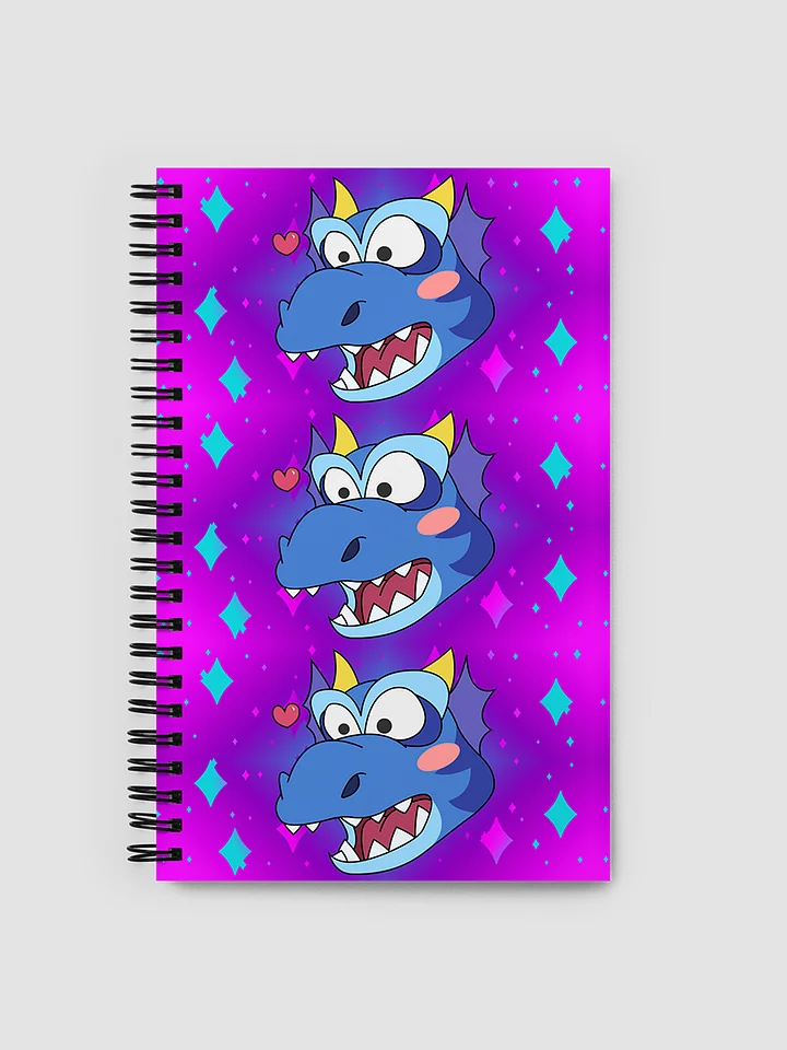 Love Blue Dragons Spiral Notebook product image (1)