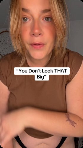 I’m 236lbs. This is where I am. I’m not gonna be mad at it. When I look at myself, my first thought after the judgy one (that...