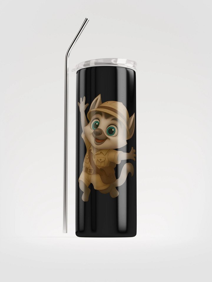 Stainless Steel Thumbler jungle lemur product image (2)