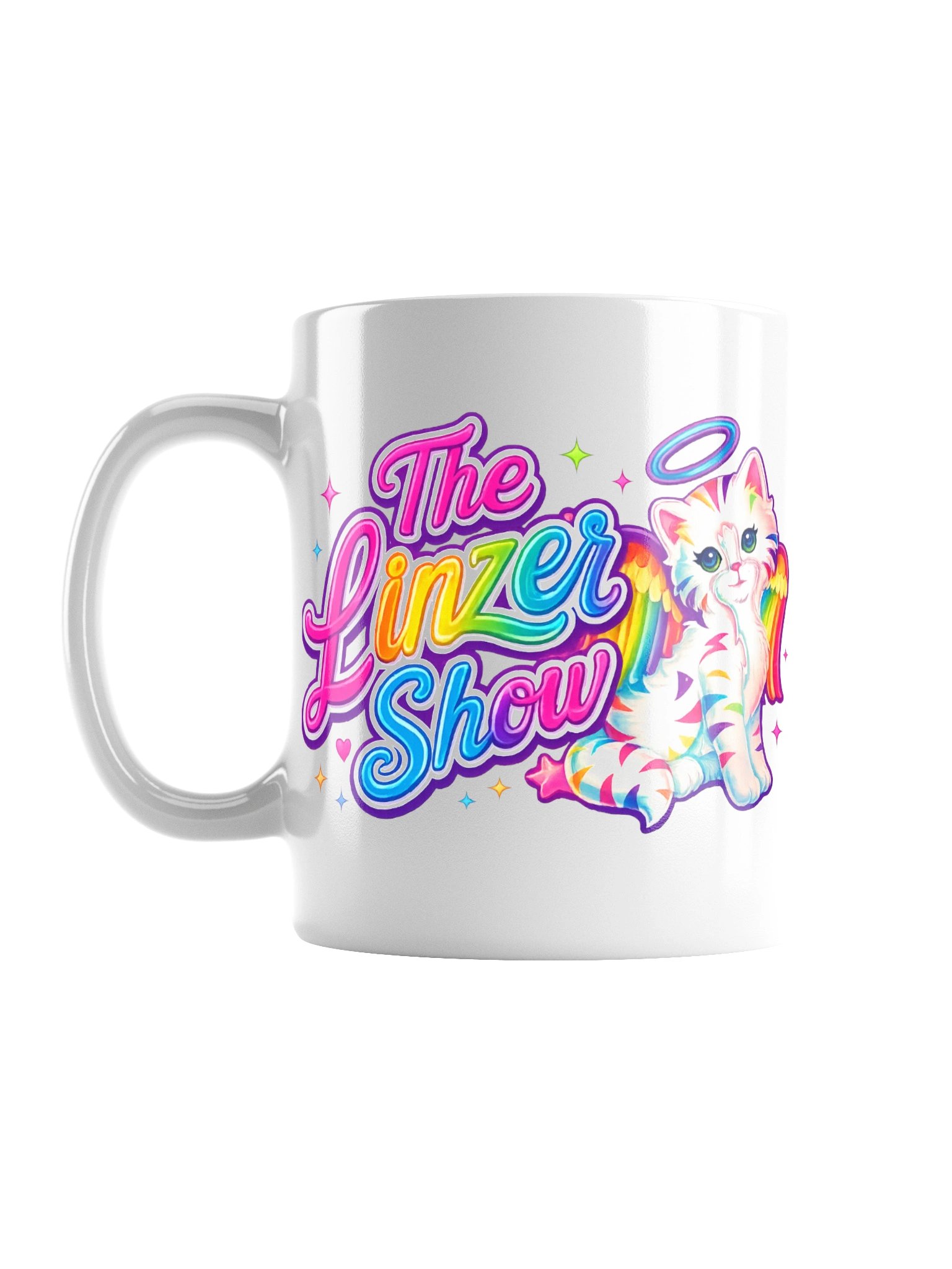 The Linzer Show Rainbow Cat Mug product image (1)