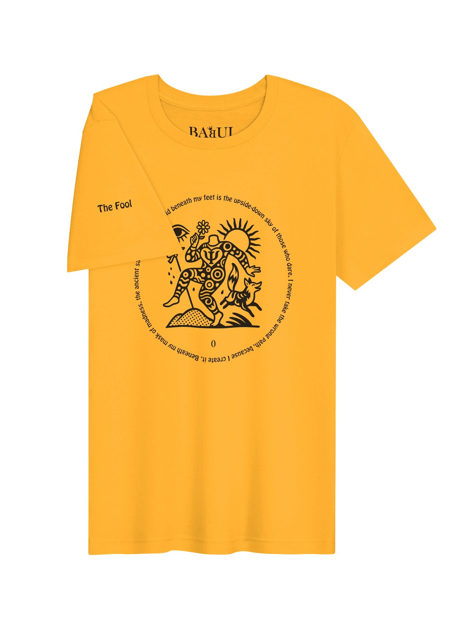 The Fool - ArcanaPop T-Shirt – Where Tarot Magic Meets Pop Art product image (4)