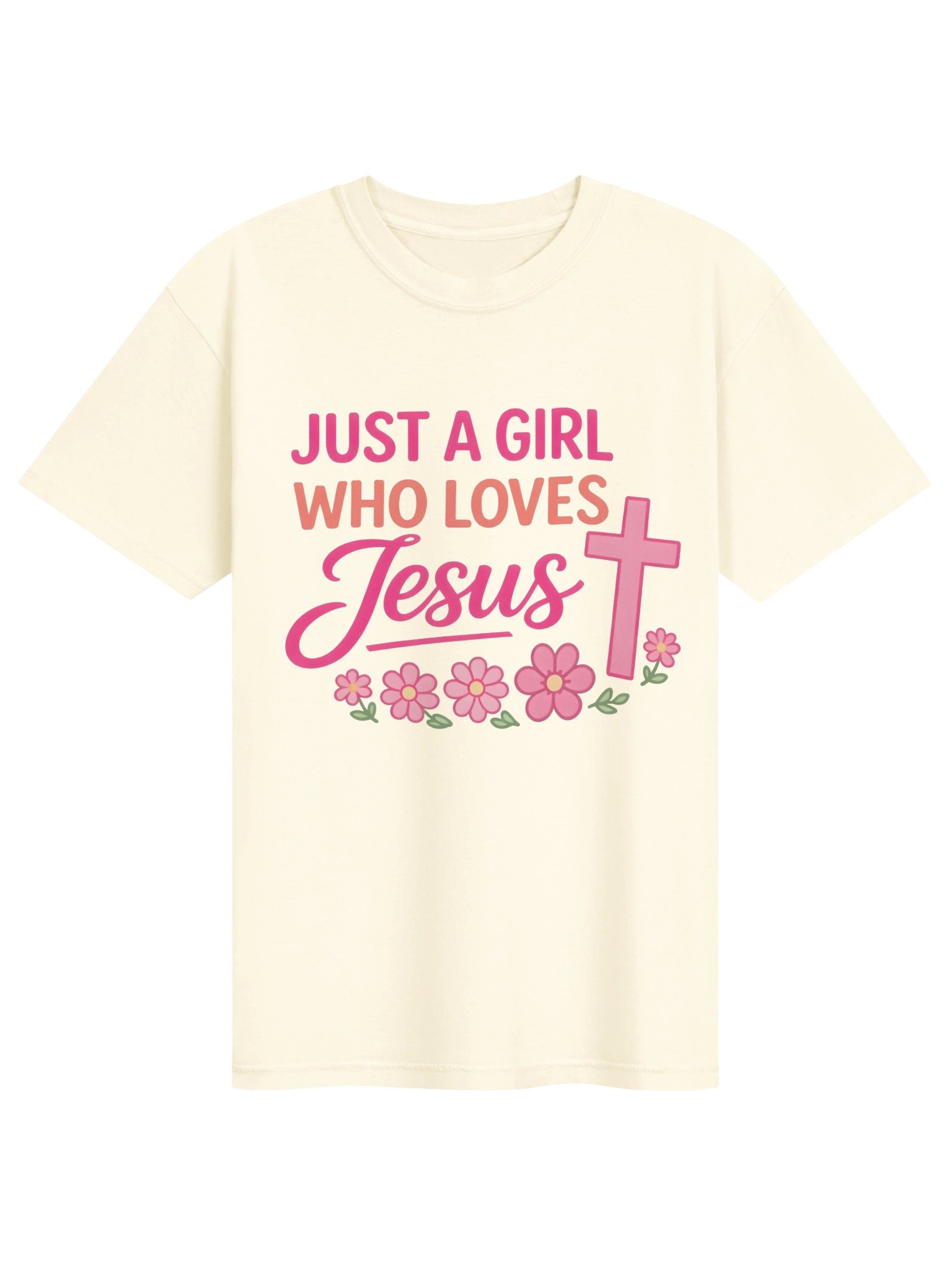 Just A Girl Who Loves Jesus T-shirt product image (1)