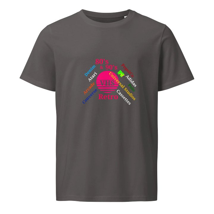 Retro VHS Nostalgia Organic T-Shirt product image (1)