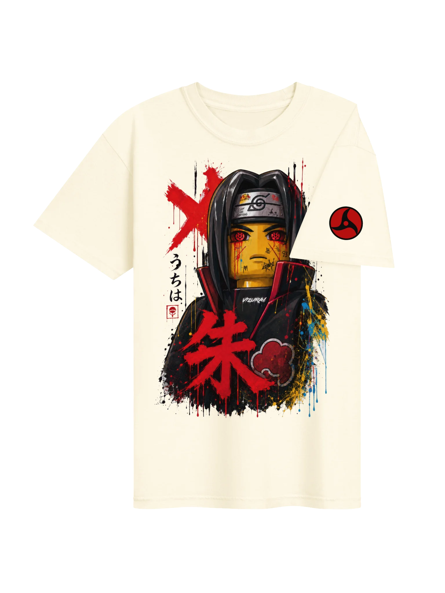 Itachi Uchiha Lego-Style Tee product image (2)