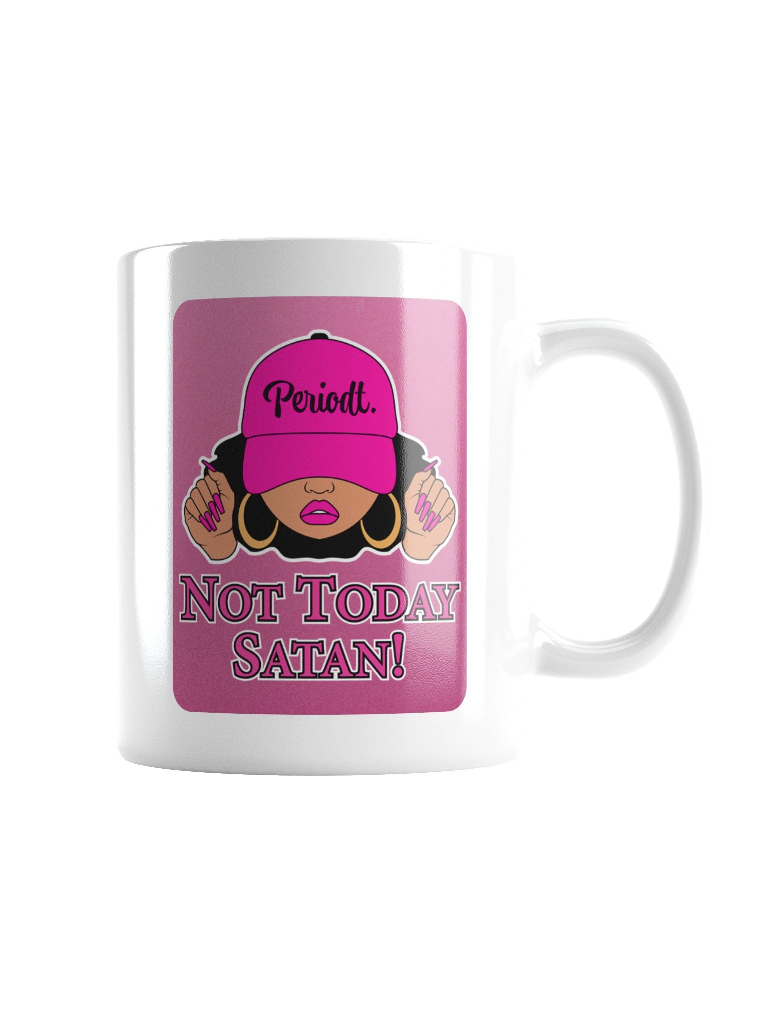 Not Today Satan V2 Pink, Mug product image (3)
