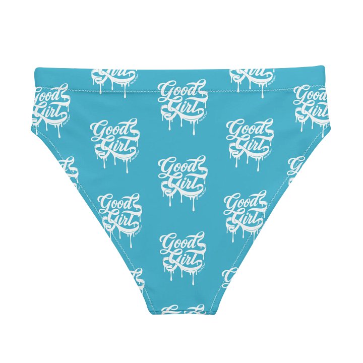 Good Girl High Waist Bikini Bottom Bright Blue product image (2)
