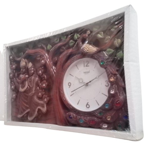 RADHA KRISHNA DESIGN WALL CLOCK product image (2)