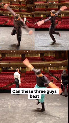 Windmills are usually a more common move for female dancers in classical Chinese dance… but today the guys wanted to try it t...