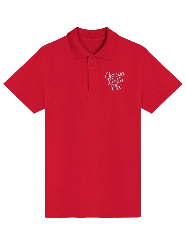 Omega Delta Phi Embroidered Polo product image (1)