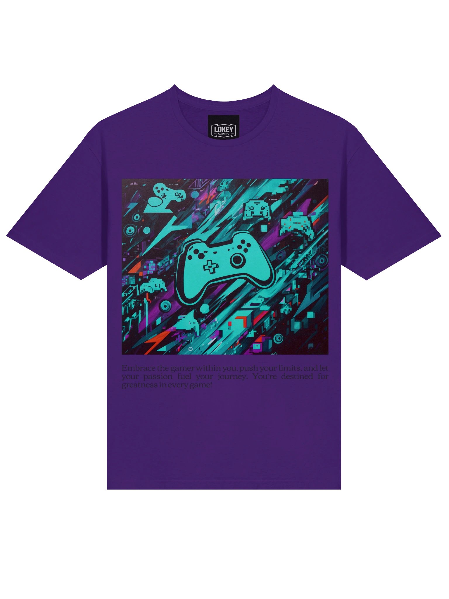 Pixel Power Play T-Shirt Version II product image (3)