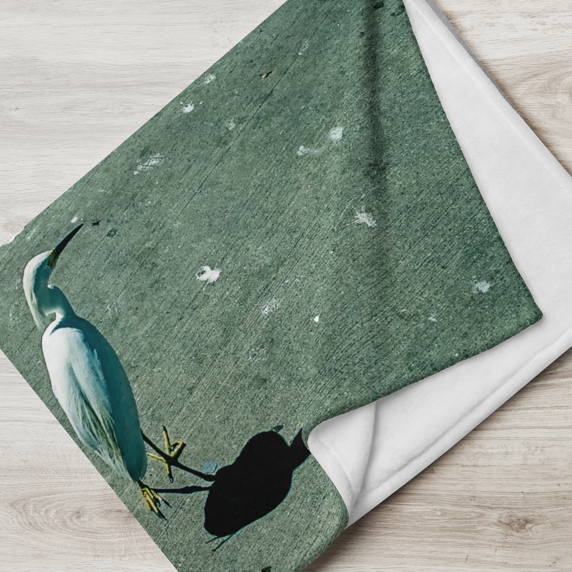 Snowy Egret Blanket product image (7)