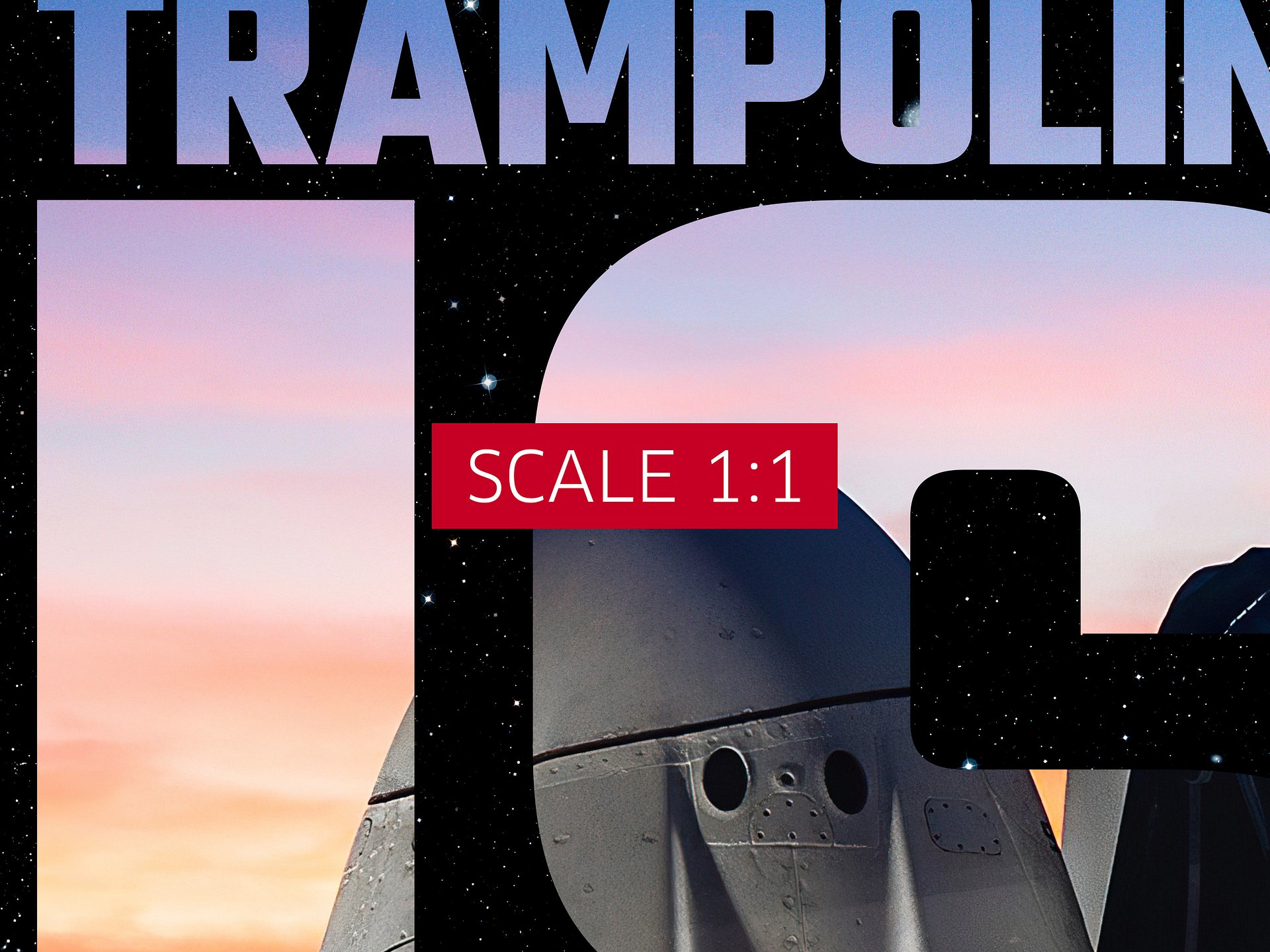 The trampoline is Working / SpaceX Crew Dragon — space poster, space art, photo poster, SpaceX gift, nerdy gifts product image (4)