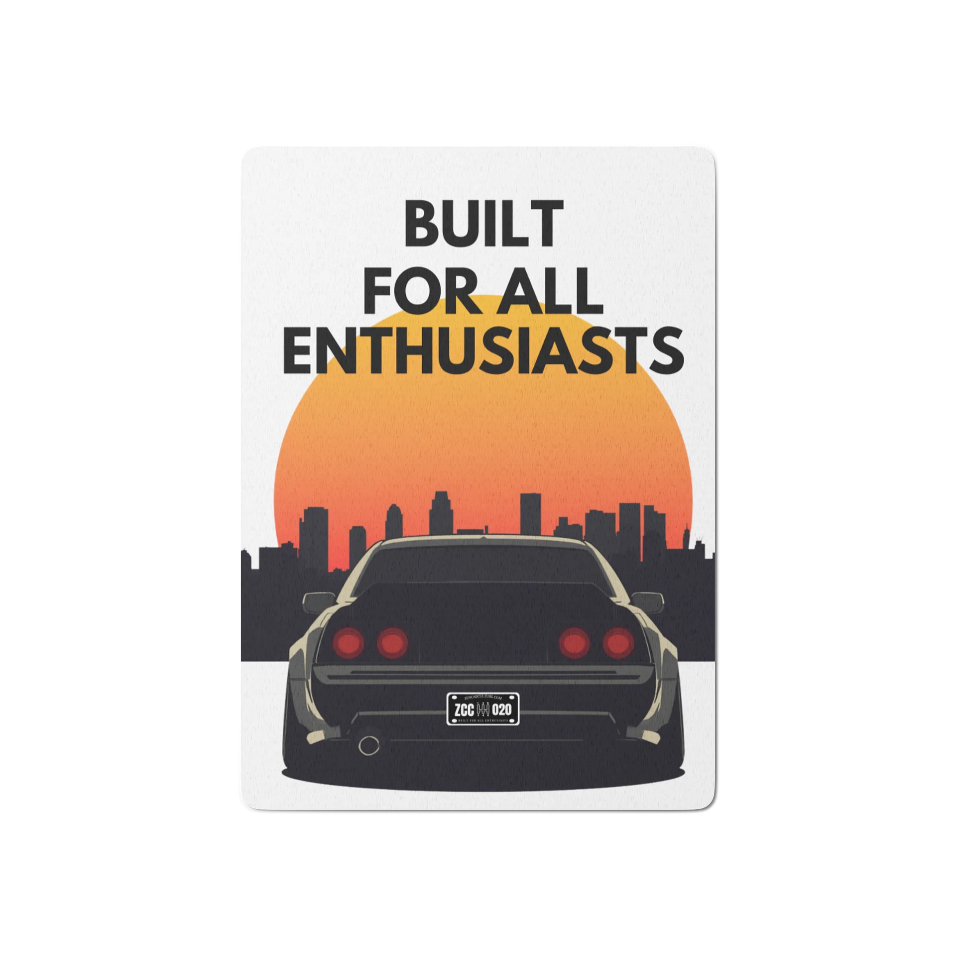 Golden Hour Sunset JDM Poker Cards | Car Culture Playing Card Deck product image (1)