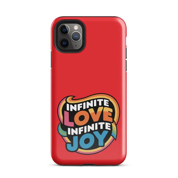 Infinite Love Infinite Joy Tough Case for Iphone (Red) product image (2)