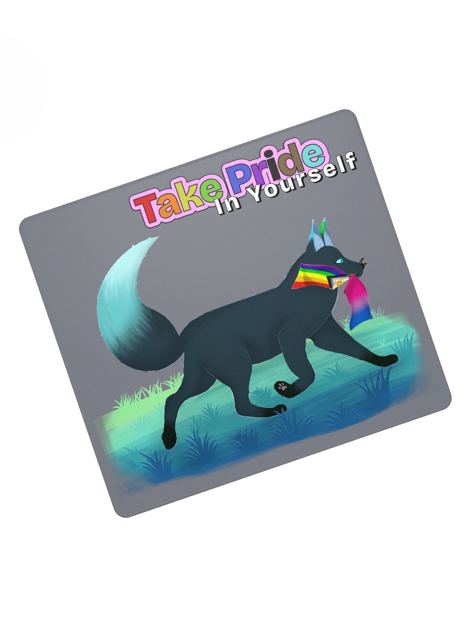Both Flags - Take Pride In Yourself Gaming Mouse Pad product image (5)