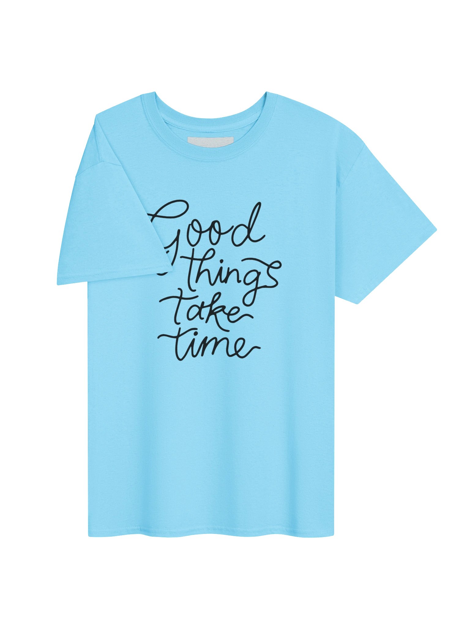 Good Things Take Time - Blue T-Shirt product image (3)