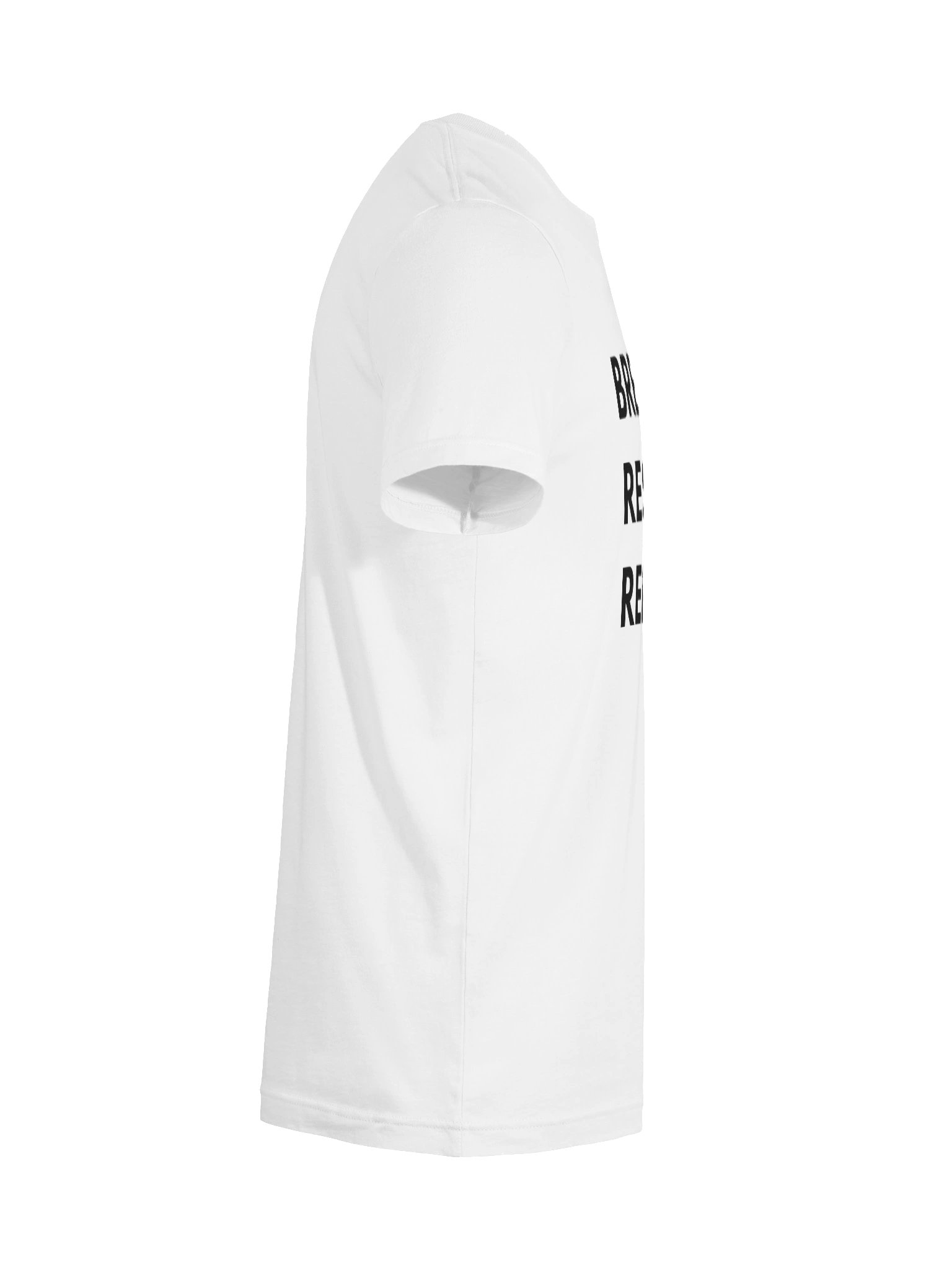 Breathe. Reset. Repeat. — Minimal Typography Tee (White) product image (6)