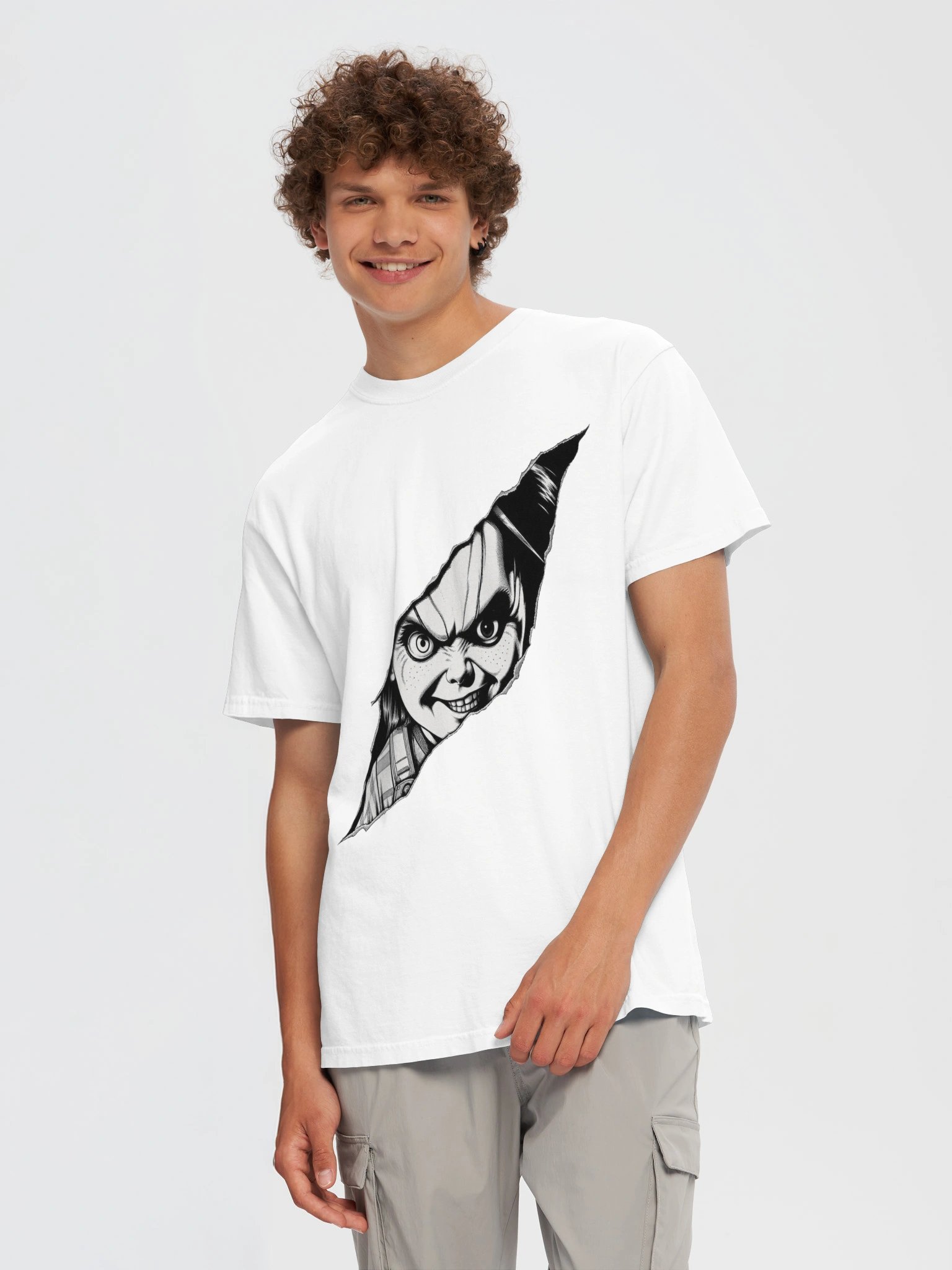 Creepy Killer Doll T-Shirt | Spooky Horror Tee product image (2)