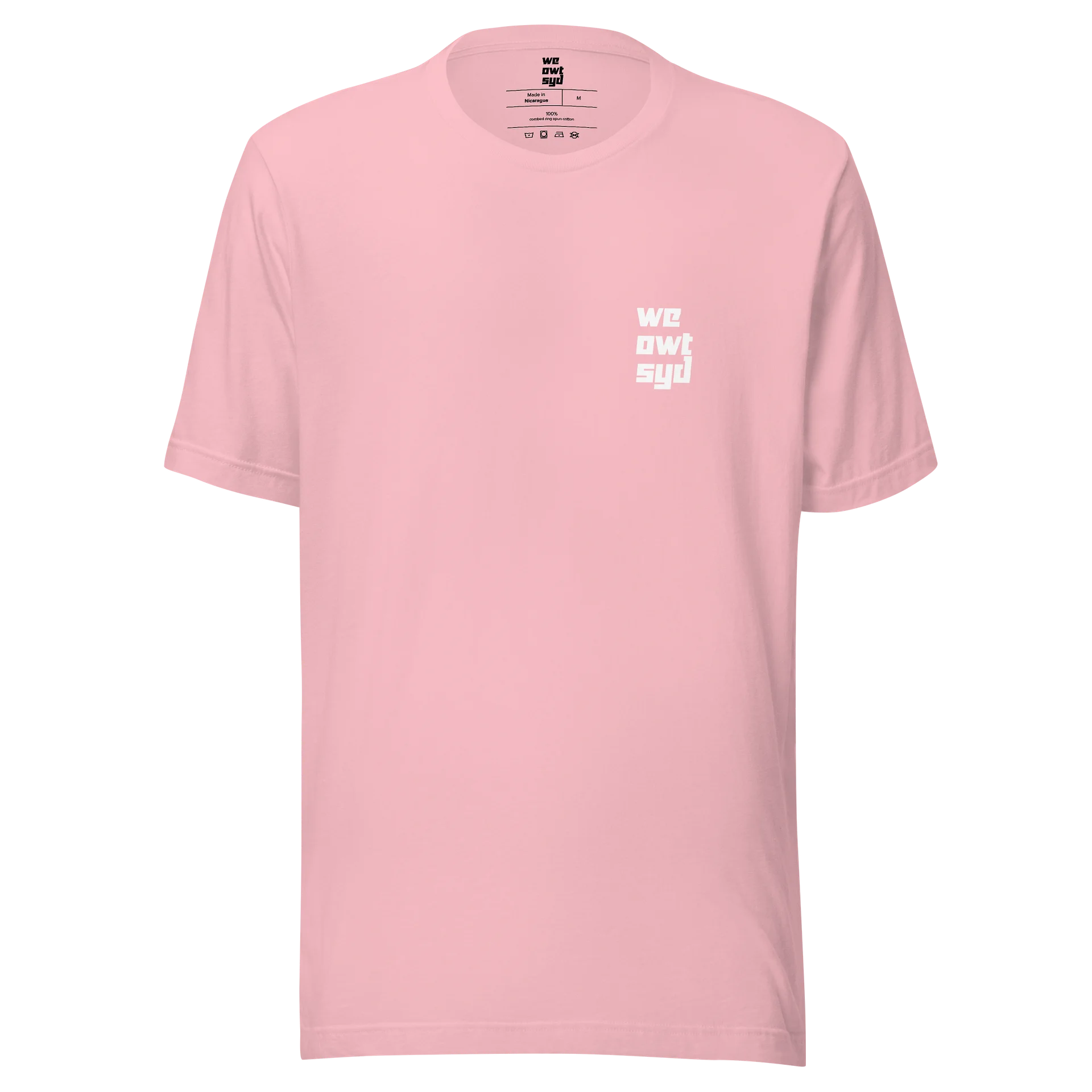 WeOwtsyd Premium T-Shirt - Chest Logo - Pink product image (1)