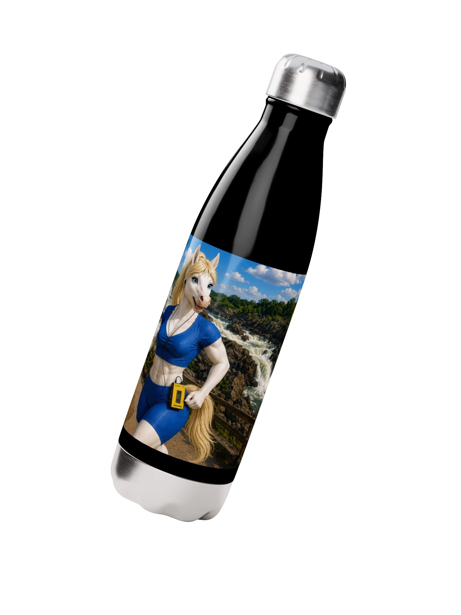 Mystery Mare Jogging Water Bottle. product image (2)