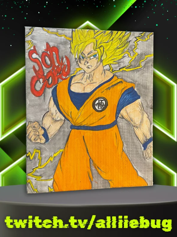 Son Goku Canvas Art 8x10 product image (1)