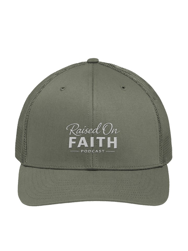 Raised on Faith Trucker - Loden/White product image (1)