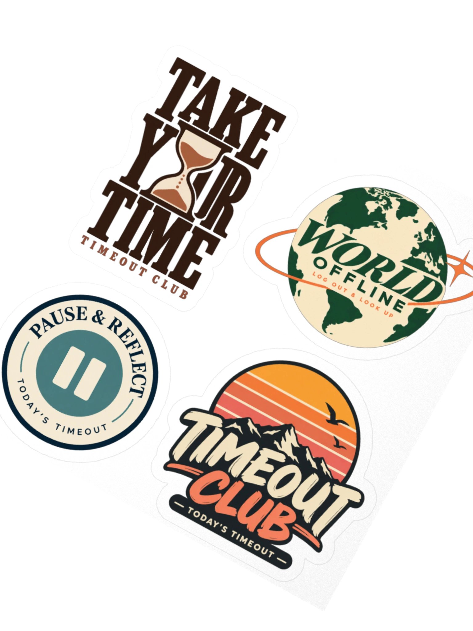 Today’s Timeout Sticker Set 1 product image (1)