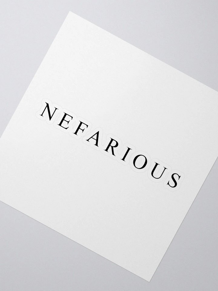 NF Written Kiss Cut Stickers product image (4)