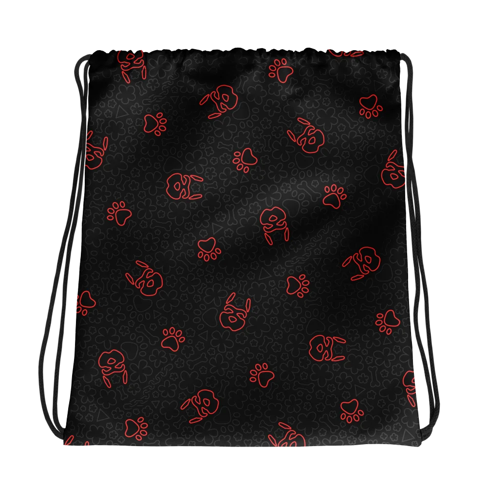 Psych Drawstring Bag - Night Red product image (1)