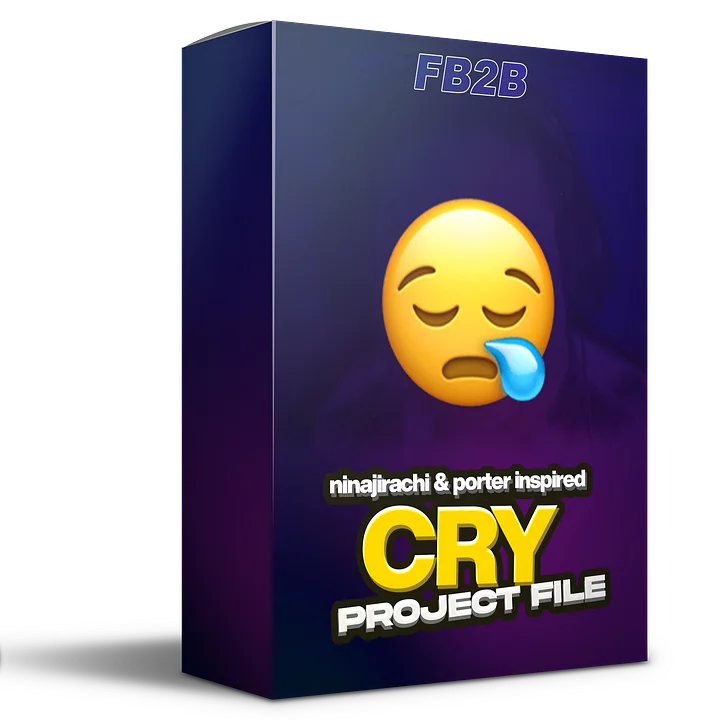 How to make EDM drop like Ninajirachi & Porter Project File, "CRY" product image (1)