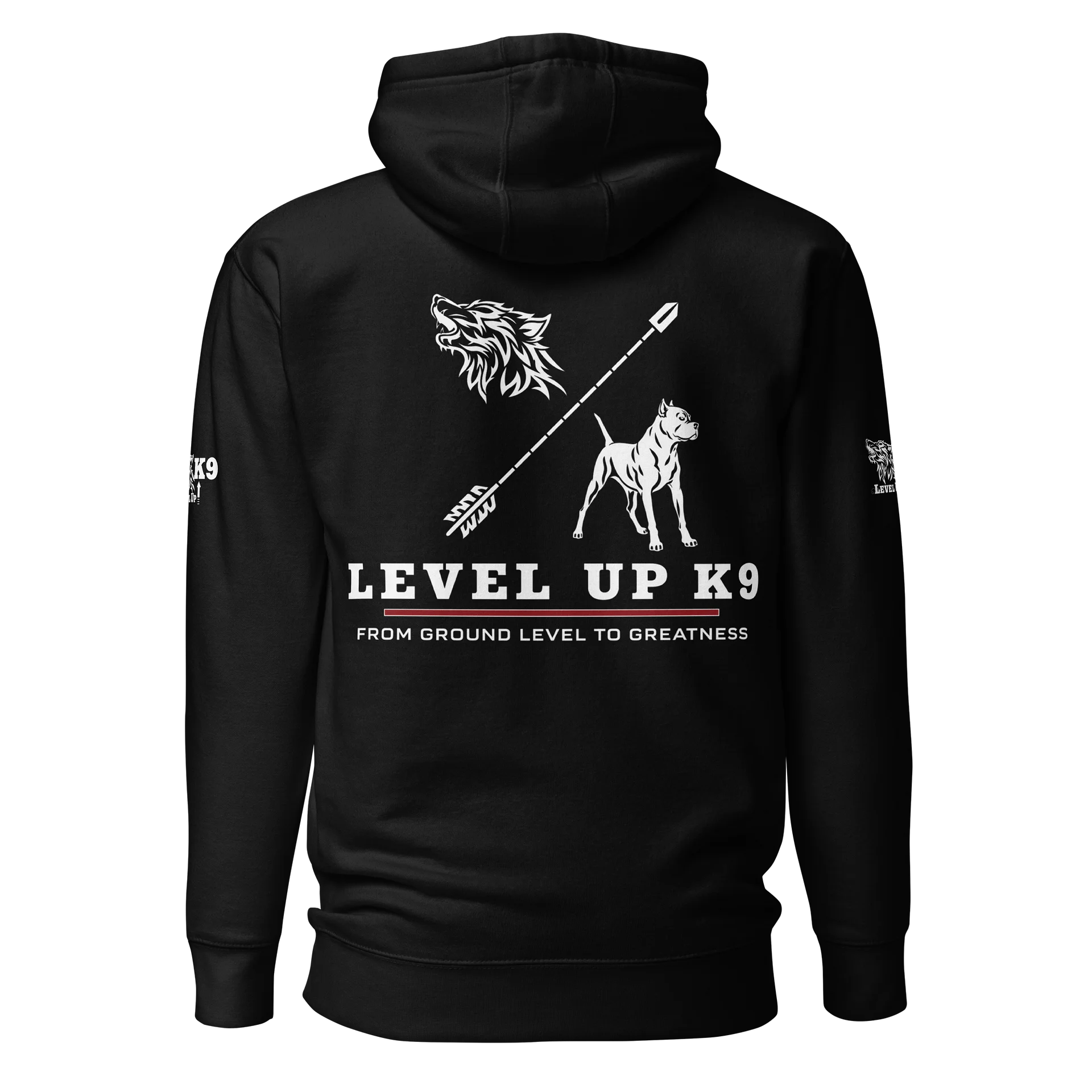 LEVEL UP K9 Standard Hoodie (black) product image (3)