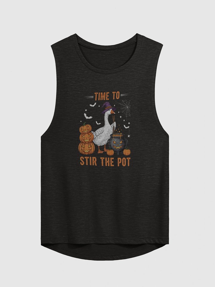 Funny Witchy Goose Halloween Muscle Tank product image (1)