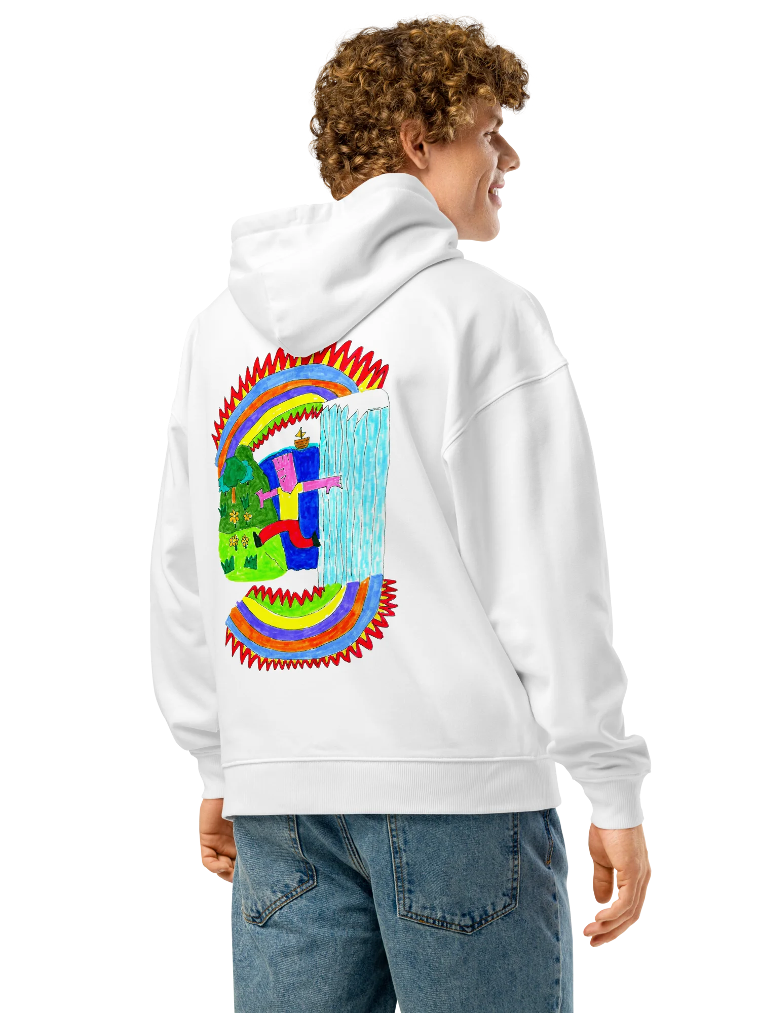 Abstract Lands Beyond Relaxed Hoodie product image (61)