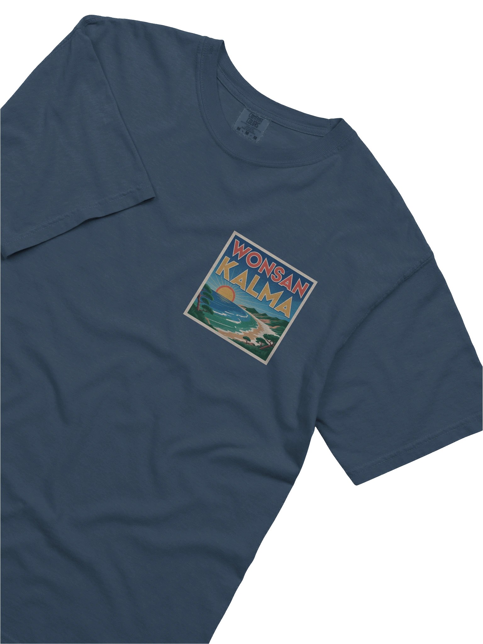 Wonsan Kalma Beach Resort Postcard Tee — VP.TEE-02 product image (5)