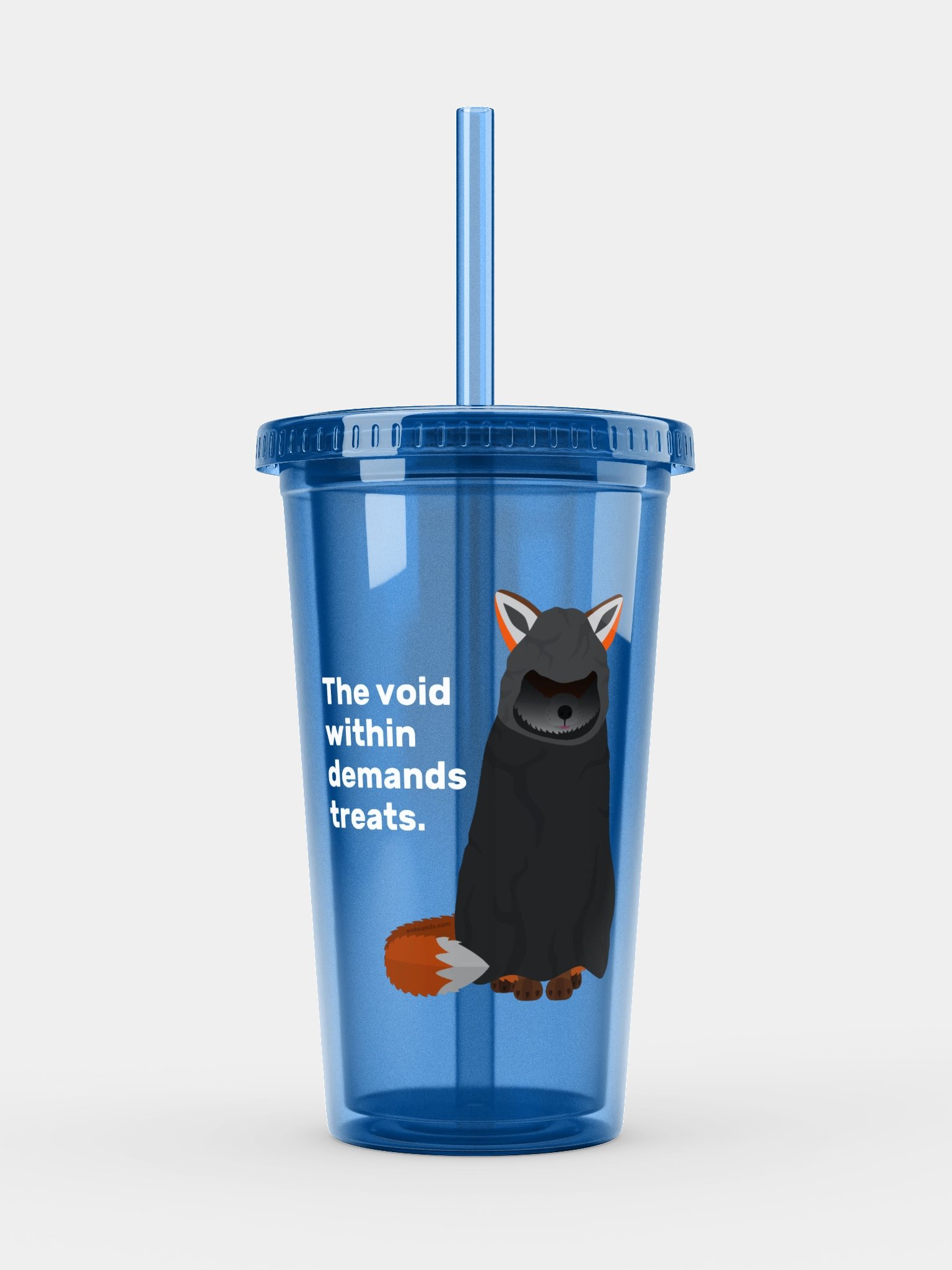 Cloaked Fox Transparent Tumbler product image (1)